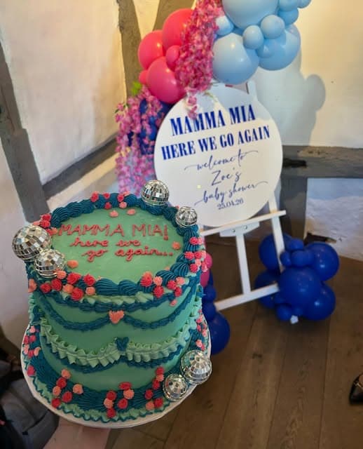 Mamma Mia themed Baby shower👶🏼💙